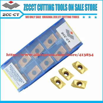 CVD APKT APKT160408-PM YBC301 ZCCCT Cemented Carbide CNC milling insert For Slot Milling finish to rough cutting 10pcs/box