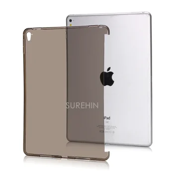Clear flexi silicone soft tpu bottom back case cover for apple ipad pro 9.7 12.9 air mini 4 3 2 1 case transparent smart partner