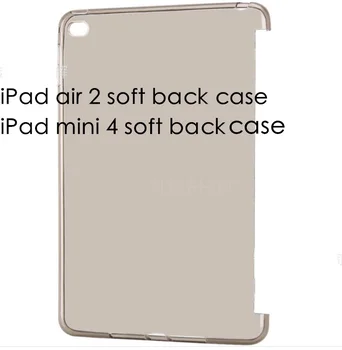 Clear flexi silicone soft tpu bottom back case cover for apple ipad pro 9.7 12.9 air mini 4 3 2 1 case transparent smart partner