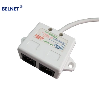 BELNET RJ45 connector network cable splitter Ethernet splitter internet cable splitter two PC share one cable simultaneously