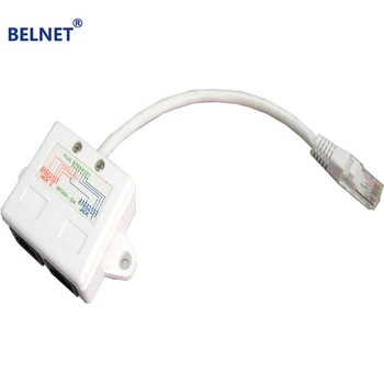 BELNET RJ45 connector network cable splitter Ethernet splitter internet cable splitter two PC share one cable simultaneously