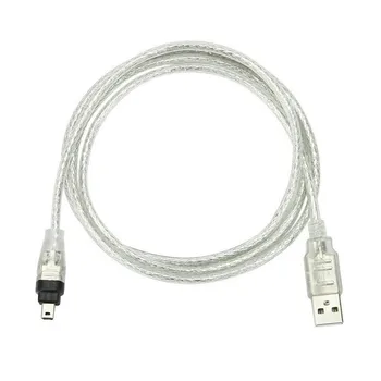 1M/3ft USB Male to Firewire IEEE 1394 4 Pin Male iLink Adapter Cord firewire 1394 Cable for SONY DCR-TRV75E DV