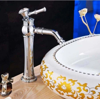 2016 fashion chrome bathroom basin faucet single lever sink basin faucet mixer hot and cold