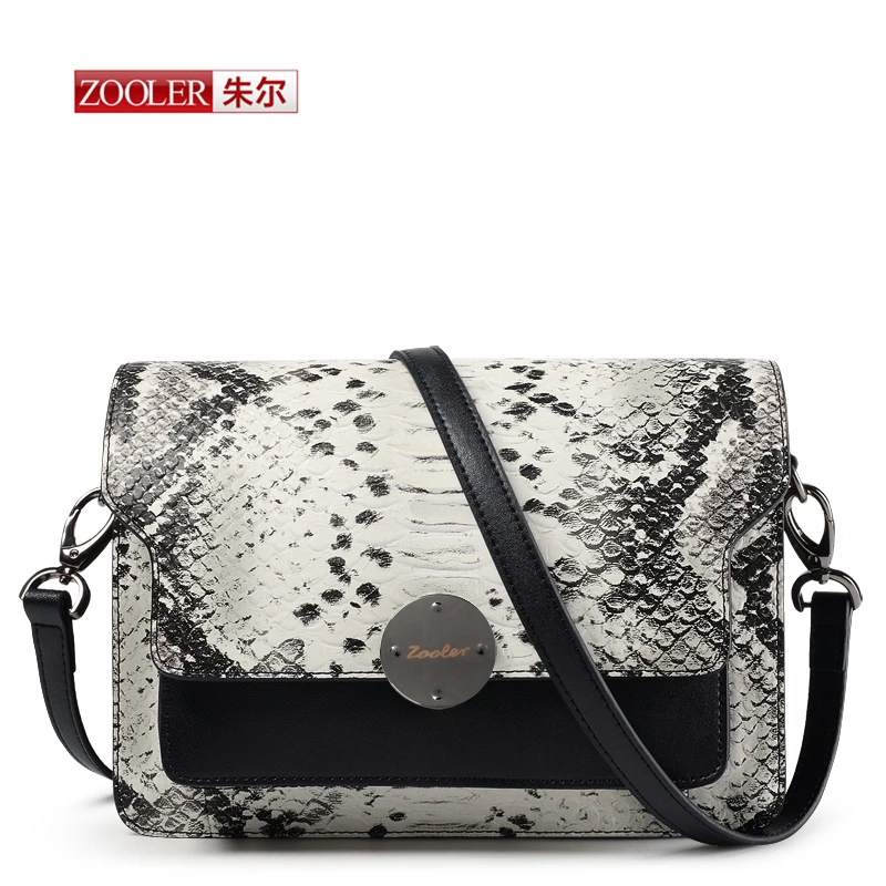 New 2017 Fashion Genuine leather Crossbody bags Python pattern Women Messenger Bags Serpentine ladies mini-bags brand#QM-1113