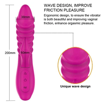 Newest G Spot Strong Vibration Wave Design Sex Toys Dildo Vibrators Vaginal Massage Sex Toys for Women Adult Products 48h Out