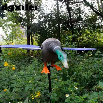 Xilei Factory Directly Sell Dc 6V Speed Contorl Plastic Greenhead Duck Hunting Decoy Duck With Magnet Spinning Wings