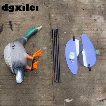 Xilei Factory Directly Sell Dc 6V Speed Contorl Plastic Greenhead Duck Hunting Decoy Duck With Magnet Spinning Wings