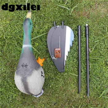 Wholesale Outdoor Hunting Plastic Duck Decoy 6V 12V Remote Control Hunting Motorized Duck Decoy With Spinning Wings From Xile
