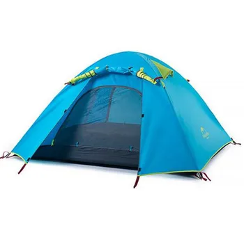 NatureHike 3-4 Person Tent New Arrived Double Layer Outdoor Camping Hike Travel Tent Aluminum Pole Camping Tents