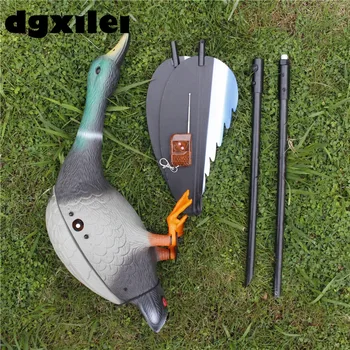 Xilei Wholesale 6V Remote Control Green Head Hunting Duck Decoy With Magnet Spinning Wings