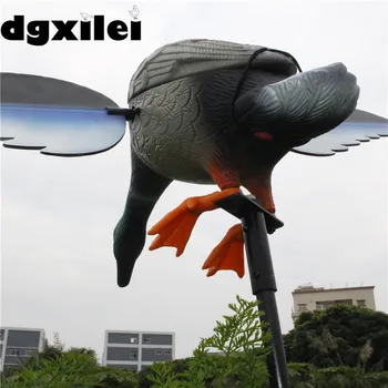 Xilei Wholesale Hunting Duck Decoys Remote Control Green Head Mallard Decoy Duck Hunting With Magnet Spinning Wings