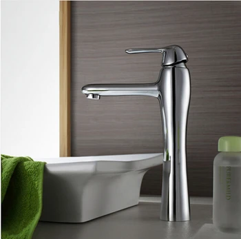 2016  brass bathroom basin faucet high and chrome sink faucet basin mixer basin tap basin faucet