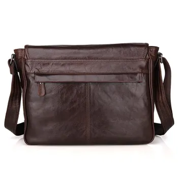 NIUBOA Fashion Genuine Leather Men Shoulder Bags Briefcase Natural Cowhide Messenger Bag Business Travel Luxury Convenience Bags