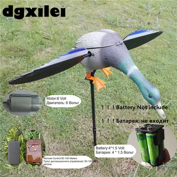 Hunt Duck Lovely Simulation Animal Hunting Decoy Plastic Duck Garden Ornaments Sports Entertainment With Magnet Spinning Wings