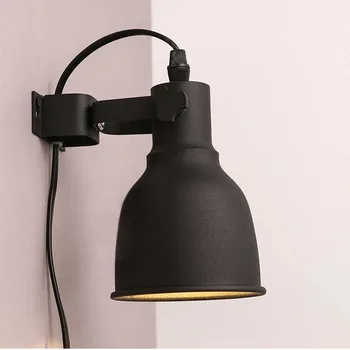 American Industrial Vintage Personally Loft Iron led Adjustable Wall Sconce Lamp Balcony Restaurant Bar Home Lighting Fixture