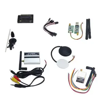 APM 2.8 ArduPilot Flight Controller with GPS Telemetry Kit,FPV Combo 5.8G 250mW for DIY FPV RC Drone Multicopter F15441-G