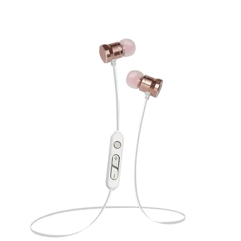 Melery X3 Magnet Metal Sports Bluetooth Earphone Wireless Earbud Stereo Headset With Mic