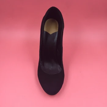 Real Black Women Pumps Zapatos De Mujer Zapatillas Mujer Chaussure Femme Party High Thin Heels Shoes Chaussure Femme Custom Made
