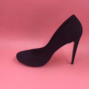 Real Black Women Pumps Zapatos De Mujer Zapatillas Mujer Chaussure Femme Party High Thin Heels Shoes Chaussure Femme Custom Made