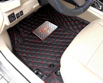 For Toyota RAV4 XA30 2006 - 2012 Accessories Interior Leather Carpets Cover Car Foot Mat Floor Pad 1set