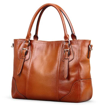 Go Meetting Genuine Leather Women's Handbags Sprayed Color Cow Leather Women Shoulder Bag Vintage Messenger Bags