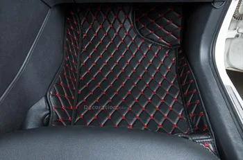Accessories For Volkswagen CROSS COUPE 2008 - Accessories Interior Leather Carpets Cover Car Foot Mat Floor Pad 1set