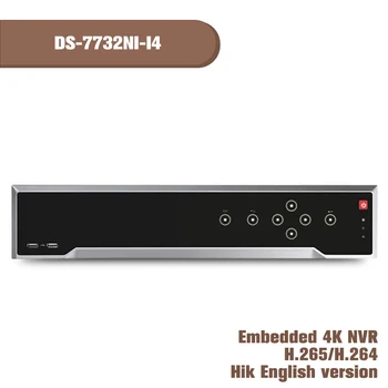 Hik Original Ds-7732ni-i4 4k Cctv Nvr 32ch Canais With 4 Ports 12mp Resolution Recording English Version H.265/h.264/mpeg4 Uk