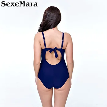 One Piece Swimsuit Plus Size Swimwear Women Brazilian Swimsuit Bandage Sexy Beachwear Monokini Retro Swimsuit One-piece Swimwear