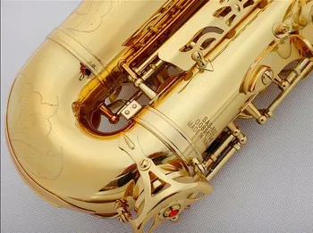 E alto DHL Fedex Free 802 Gold-plated alto saxophone Selmer Brands France Henri sax E Flat musical instruments professional E f