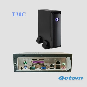 QOTOM Celeron 1037U Mini PC with Serial Parallel Port, VGA, 4 USB, 1 or 2 LAN, X86 Mini PC with LPT Port