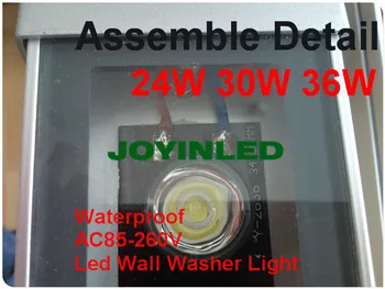 High-power 24W 30W 36W 62*63 waterproof outdoor led flood light LED Wall washer lamps Landscape light Warm Cold white RGB