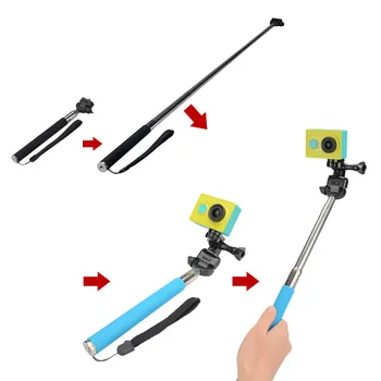 Xiaomi Yi Accessories Set Waterproof Case Protective Border Frame Chest Wrist Belt Head Strap Mount Monopod For Xiao yi Camera