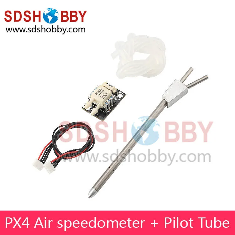 Pixhawk PX4 Air Speedometer Airspeed Sensor Gauge with Differential Pitot Tube Airspeed Meter/ Gauge Tube 4525DO