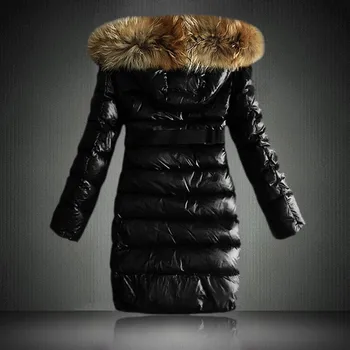 AISHG Women Hooded Jacket Autumn Winter Fashion Slim Cotton-padded Belt Zipper Coat Female Wadded Outerwear New Plus Size ZP254