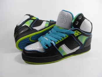 OSIRIS Men Skate boarding Shoe Fashion Mid Skate Shoes Lace Up White Blue Shoes Menwear Gift NYC83 Multi Size Large Shoe
