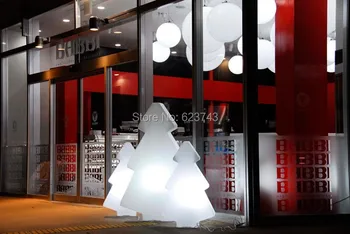 1 piece colorful changeable rechargeable LED light tree of led floor lamp Christmas decoration glowing light outdoor/indoor