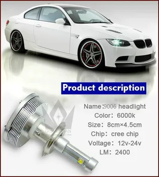 Guang Dian Car led light Headlight Headlamp Conversion Kits 3000LM High power Super Bright car styling all in one 30W 9006 Hb4