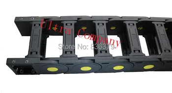 Enhanced nylon towline ID 55*125mm OD 75*155mm /tanks chain with yellow point/plastic towline with end connector