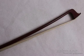 One Violin Bow Bone  Brazilwood Round Stick New 4/4 Crystal fro g