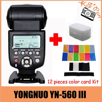 Yongnuo YN-560III YN-560 iii YN 560 III 2.4GHz Wireless Trigger Speedlite Flash For Canon Nikon with
