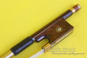 One XS-01001 # snakewood  violin bow  1pcs  4/4 Violin Bow Style bone Straight