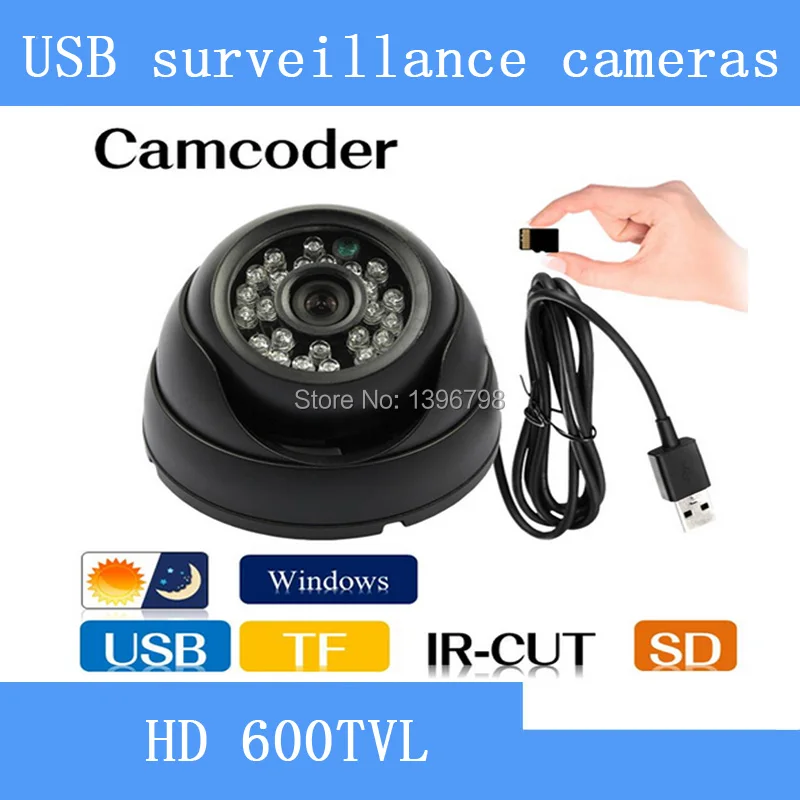 HD Security Dome camcorder IR CCTV Camera Video Night Vision Auto Car Driving record Recorder DVR USB Tf Card 8/16 GB