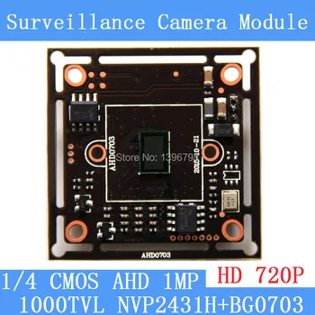 720P AHD 1000TVL1Megapixel board camera module cctv camera PCB,1/4