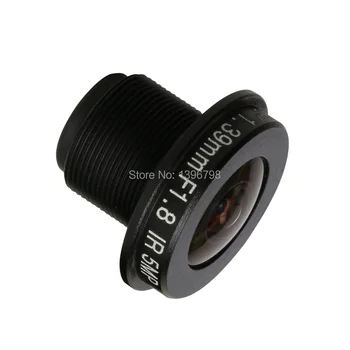 CCTV lenses 8MP 1/2.5 HD 1.55mm fisheye panoramic surveillance camera 185 degrees wide-angle infrared lens M12 lens thread