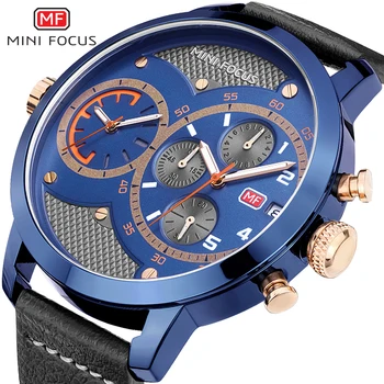Top fashion brand watches men's quartz watches men's watch waterproof sports military leather watches men relogio masculino