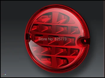 Fog Lamp Red Color with 15 pcs Highlight safety lights for trucks trailer rear lights led