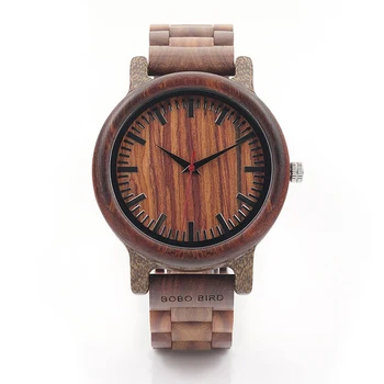 BOBO BIRD Brand M17 All Wooden Watch Men Casual Luxury Wood Strap Wristwatches Gifts Watch reloj masculino
