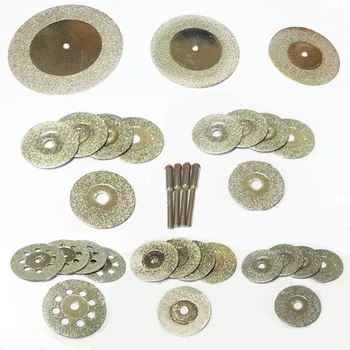 Diamond cutting disc for dremel accessories mini drill bit set saw blade diamond grinding wheel rotary tool wheel circular saw