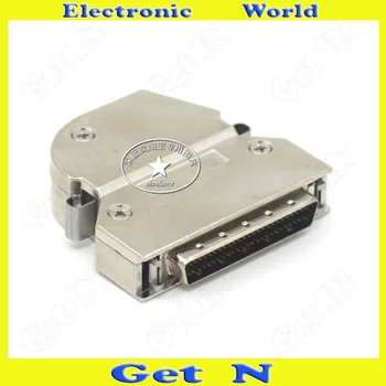 20pcs FMD68M-75AL SCSI Connector Iron Shell Outlet SCSI Adapter HDB68 Crimping Male Plug Socket