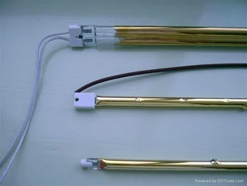 Gold-Plated Film IR Lamp, Gold Coated Infrared Heating Tube